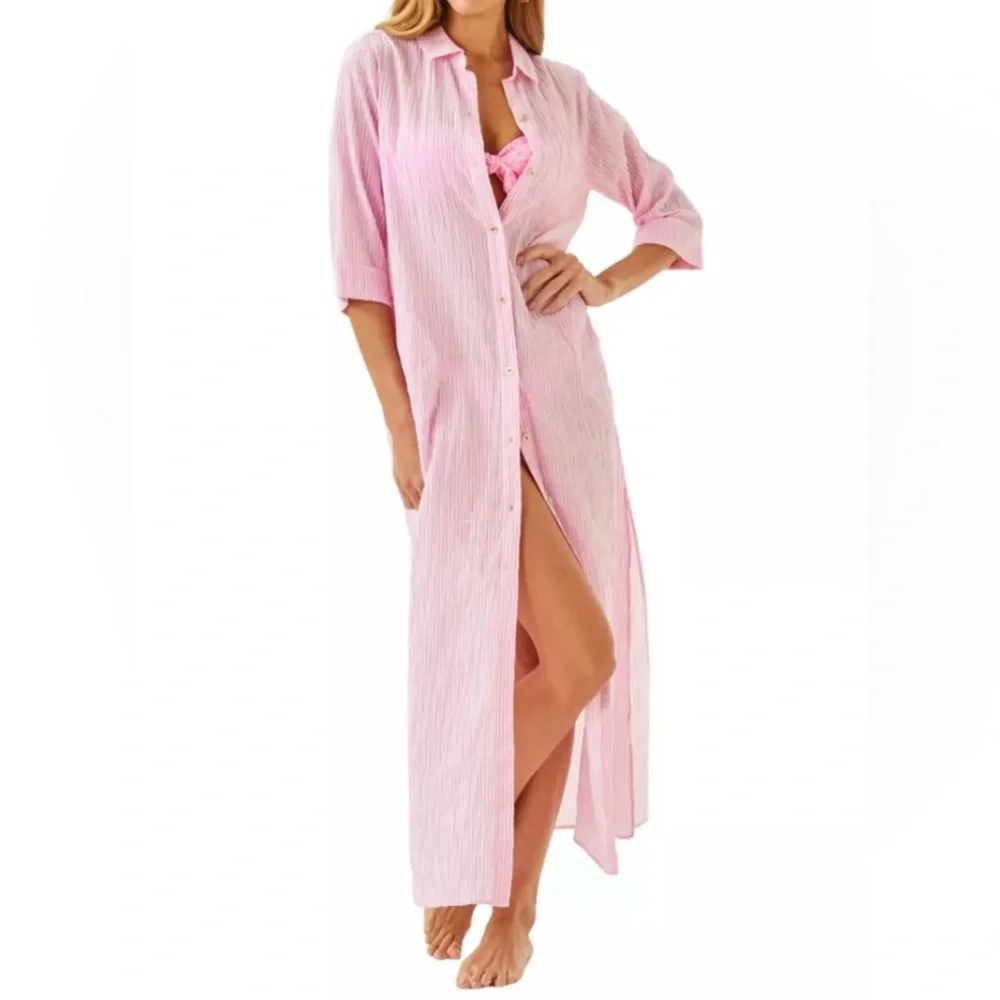 Lilly Pulitzer Natalie Maxi Cover up - Picture 6 of 6